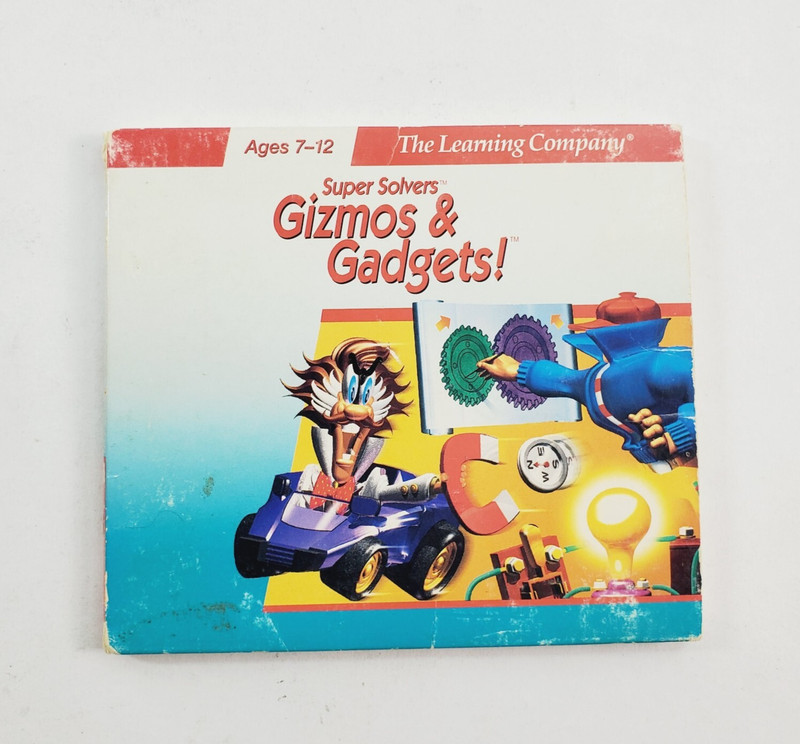 Gizmos & Gadgets Super Solver CD-ROM Software Ages 7-12The Learning Company 1994