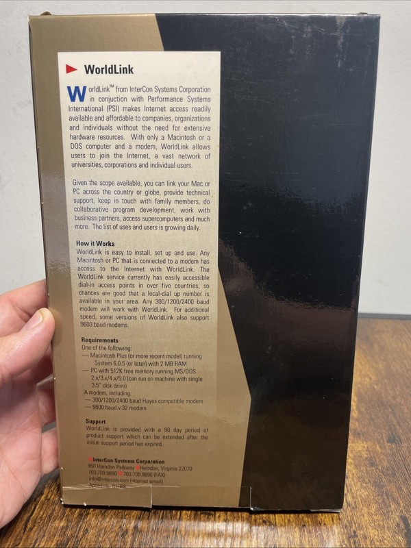 Word Link For PC Inter Con For MS-DOS and Apple Macintosh NEW SEALED IN PLASTIC gallery