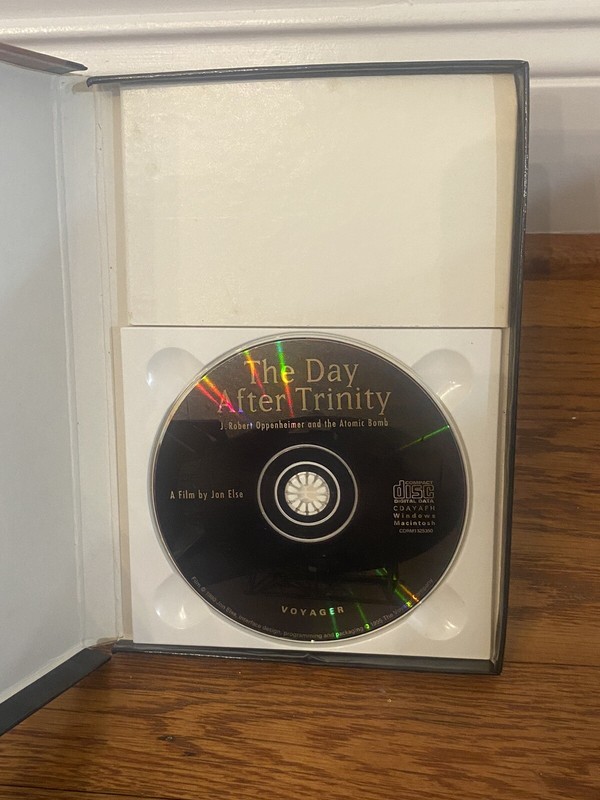 RARE FORMAT: (Oppenheimer) The Day After Trinity [CD-ROM VOYAGER 1995] VTG MAC gallery