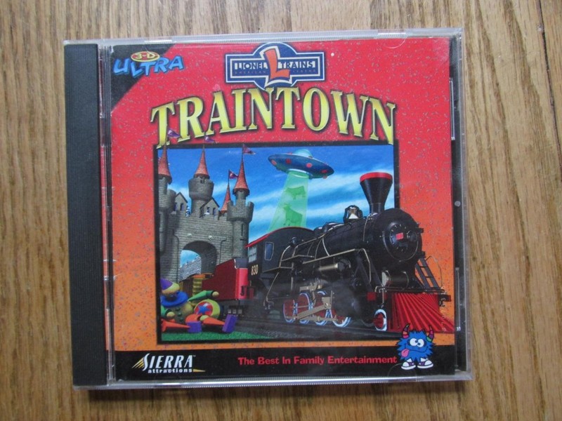 Vintage Software CD – Lionel Trains “Traintown” – 2000 Sierra On-Line – EXC Cond