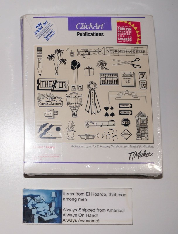 Clickart Publications Clickart for Macintosh Computers Sealed 041057120310