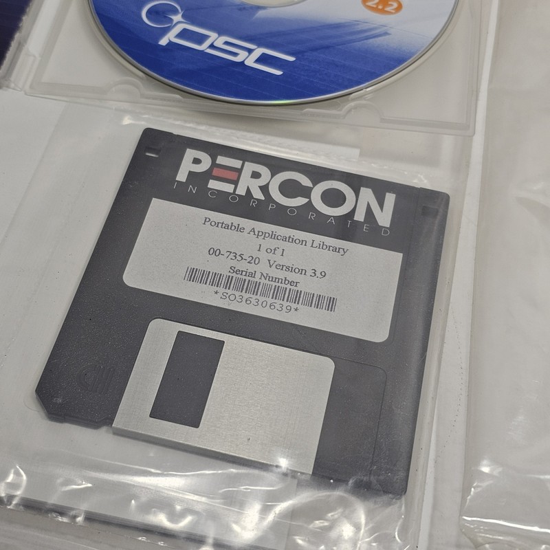 Percon Portable Application Library Floppy Disks Lot Topgun Scanner gallery
