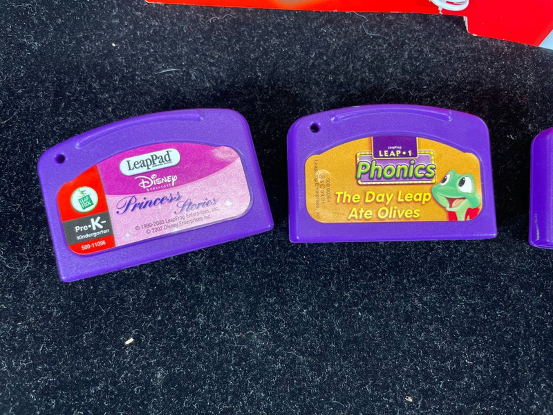LeapFrog LeapPad Disney Princess cartridges Preschool Grade 5 Kinder Nemo Dora gallery