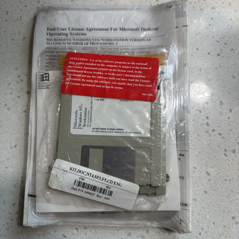 NEW SEALED Microsoft Windows NT 4.0 Workstation gallery