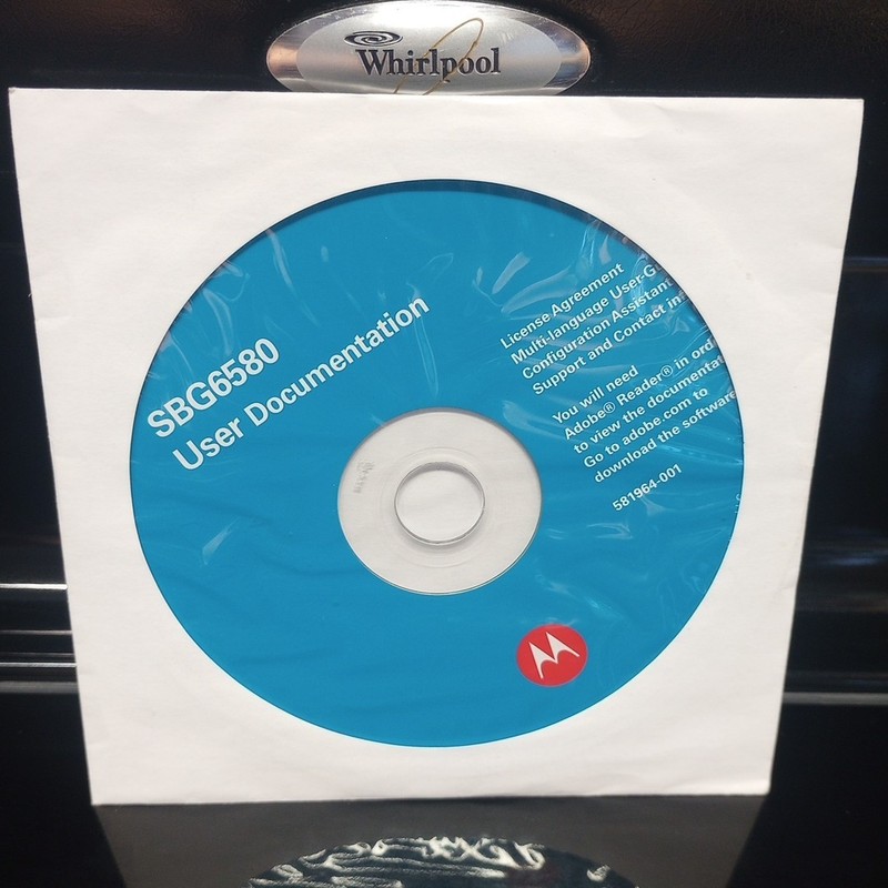 Motorola SBG6580 User Documentation CD-ROM License Agreement Configuration Ass gallery