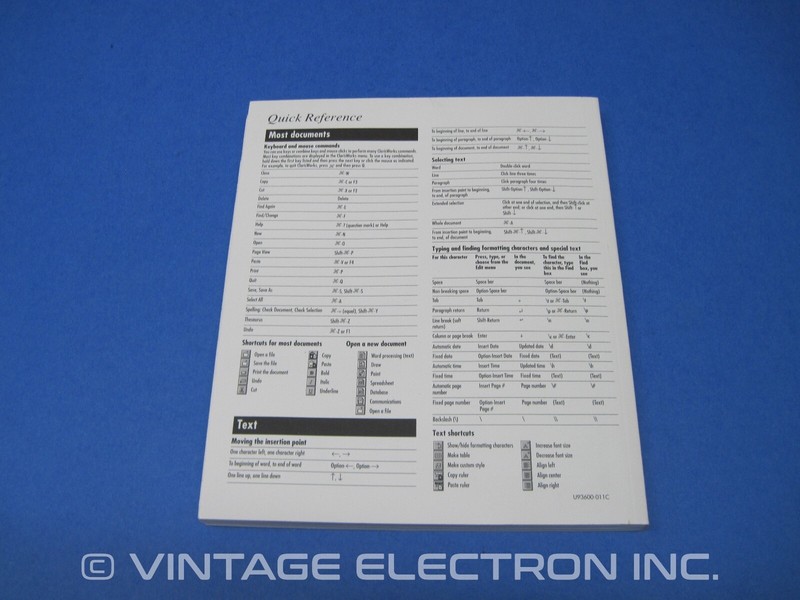 Vintage Apple Macintosh ClarisWorks HANDBOOK MANUAL - (manual only, NO software) gallery