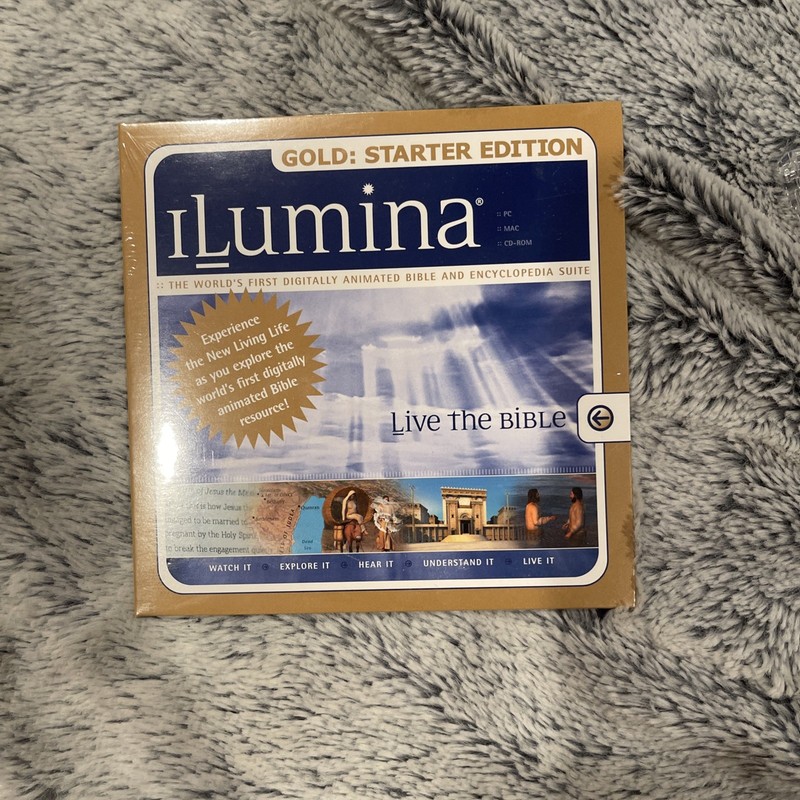 Ilumina Gold Starter Edition Live the Bible - (2004 Tyndale House) CD-ROM SEALED