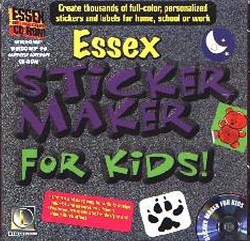 Sticker Maker For Kids! (PC-CD, 1996) for Windows - NEW CD in SLEEVE gallery