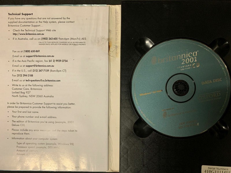 Britannica 2001 Standard Edition CD-ROM PC gallery