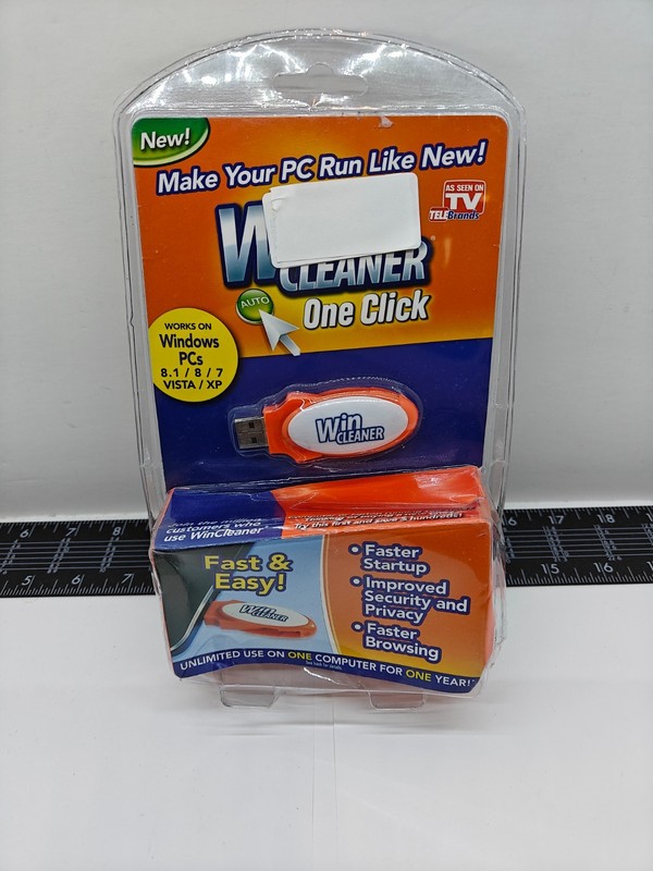 Win Cleaner USB-One Click Fast & Easy Computer Clean Optimize Repair NEW