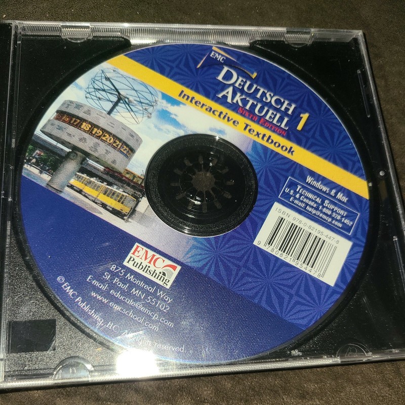 EMC Deutsh Aktuell 1 Sixth Edition Interactive Textbook Cd gallery