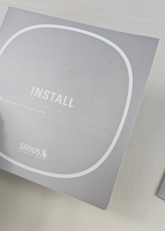 2005 Sirius Satellite Radio Software Install CD S50 & Quickstart Guide Booklet gallery