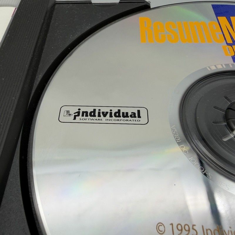 Vintage 1995 Resume Maker Deluxe CD Software Windows 3.1 & 95 Individual gallery