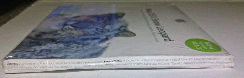 *NEW* Apple Mac OS X Snow Leopard Software Update (New Version 10.6.3) Sealed gallery
