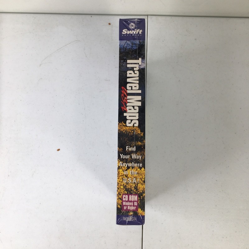 Swift Software – Travel Maps USA - Windows PC - 1998 -New/ Sealed CD Rom gallery
