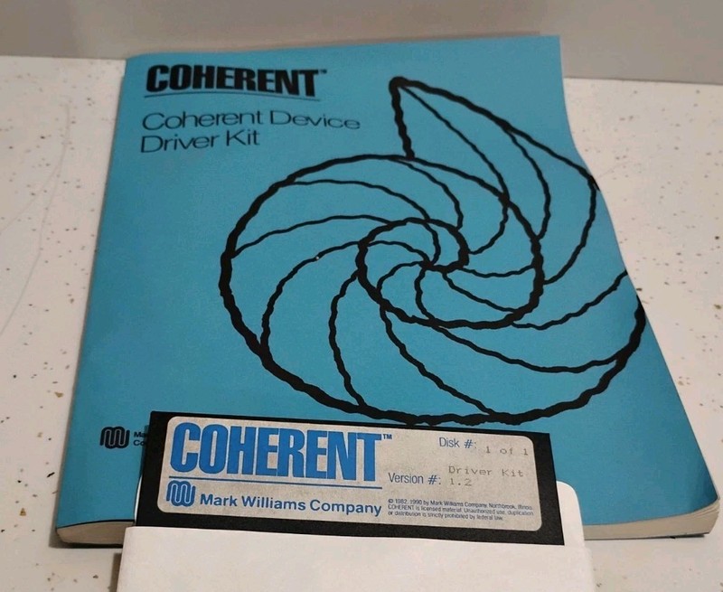 Coherent Device Driver Kit Manual And Floppy Version 1.2 gallery