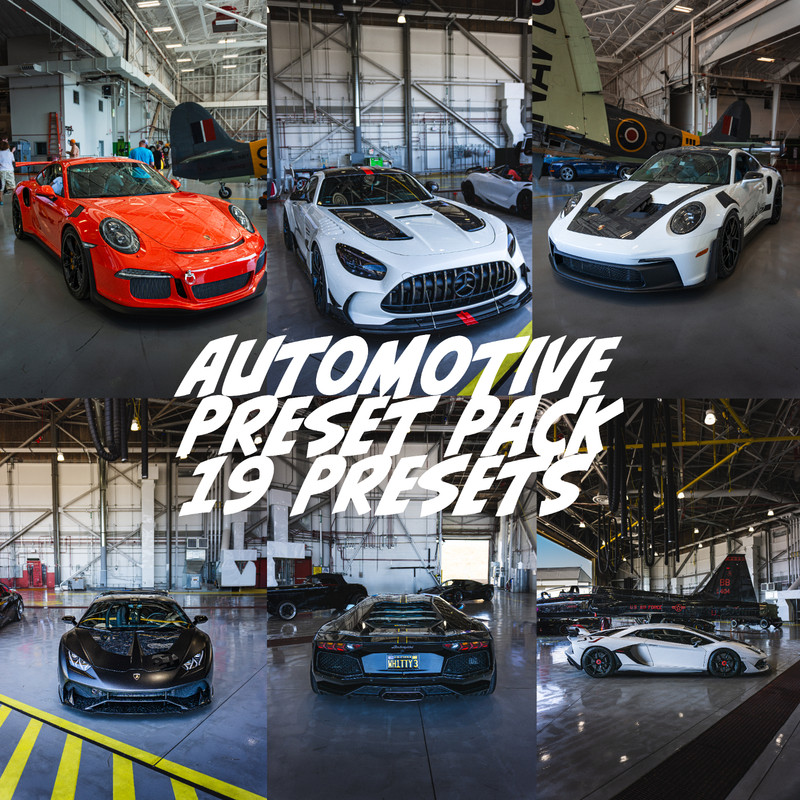 Automotive Lightroom Preset Pack
