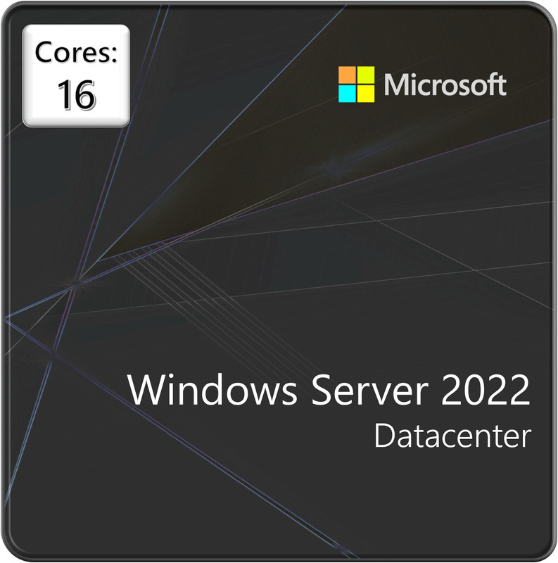 Windows Server 2022 Datacenter Edition – 16 Core License/∞VM (P71-09389)