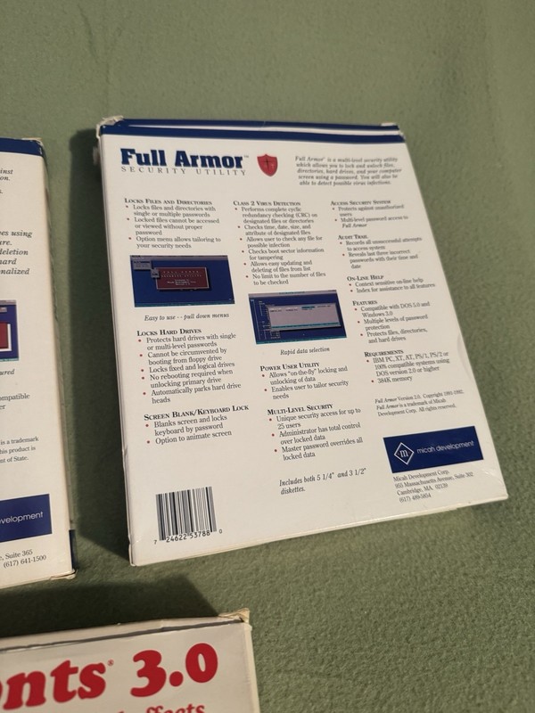 Vintage 90s Windows Software Lot More Fonts Pc Protection Full Armor & Shield gallery