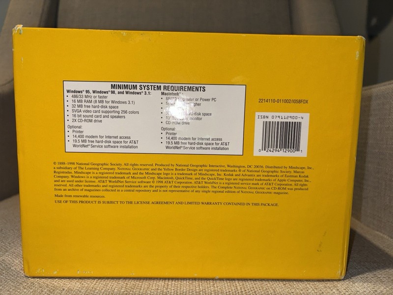The Complete National Geographic - 109 Years Magazine on CD-ROM in 10 box SET. gallery