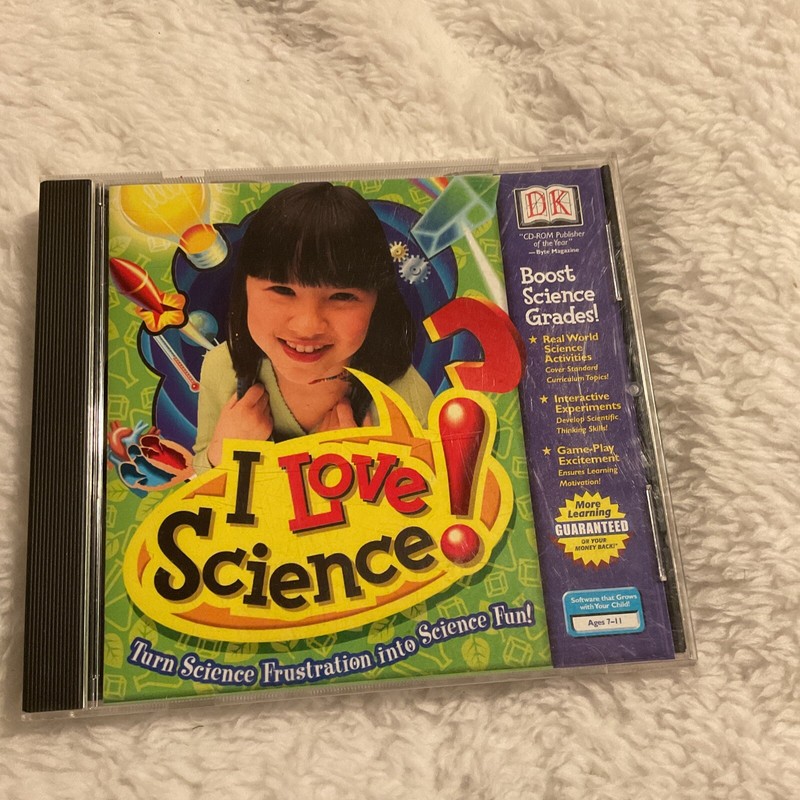 I Love Science! By Scholastic Ages 7-11 [Windows/Mac CD-Rom]