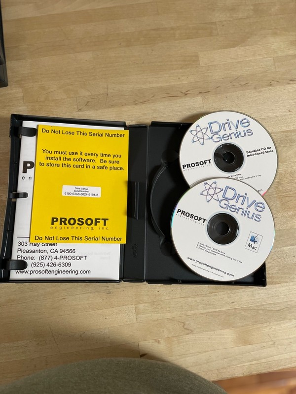 Prosoft Data Backup Made Easy, Drive Genius, and Data Rescue II w/SN's for MAC gallery