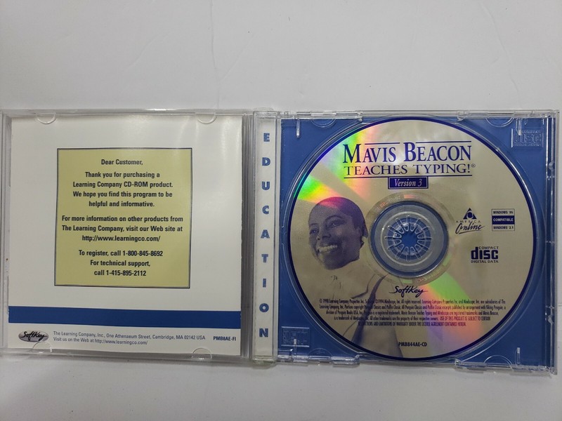 SOFTKEY MAVIS BEACON TEACHES TYPING! VERSION 3 WINDOWS* 3.1 & 95 +CASE gallery
