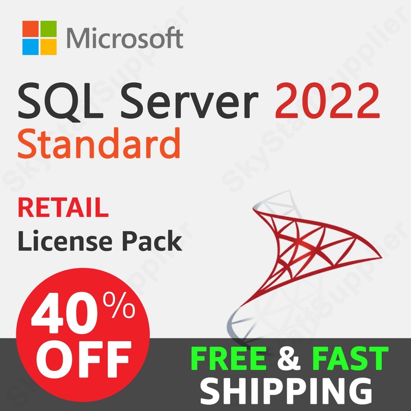 Microsoft SQL Server 2022 Standard Edition (Retail) - Full Version License - NEW gallery