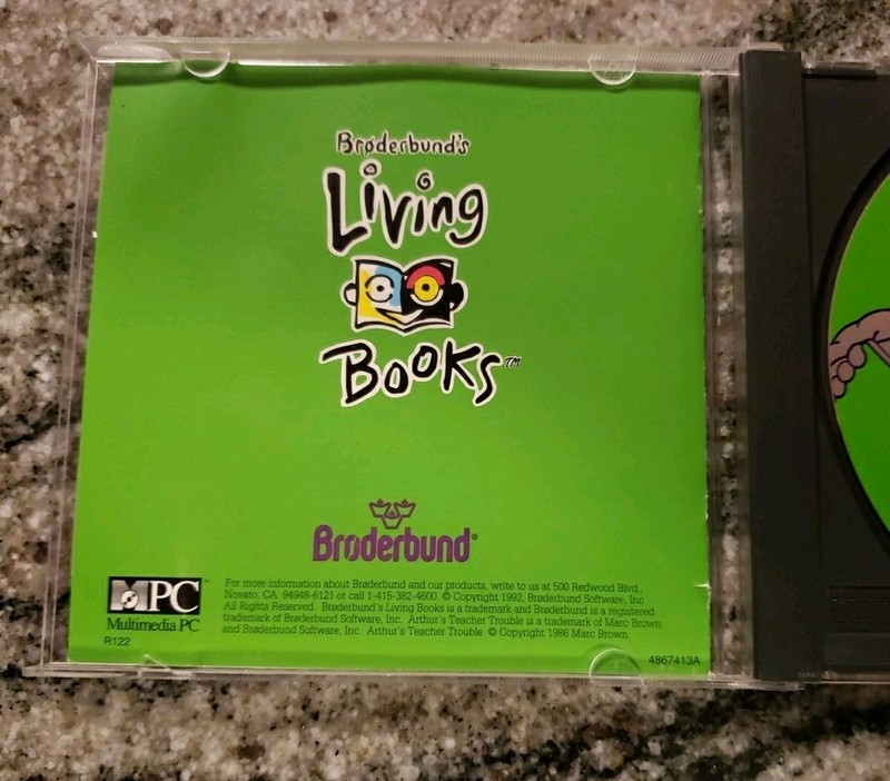 Arthur’s Teacher Trouble (Living books) PC Game. CD-ROM gallery