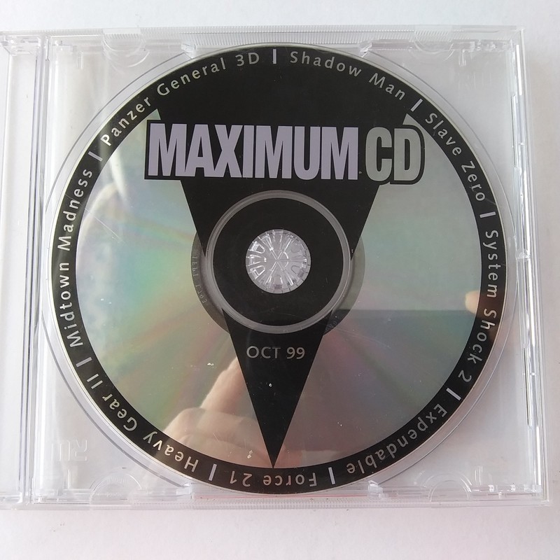 Maximum CD Oct 1999 PC Game Demo Disc System Shock 2 Shadow Man Slave Zero gallery