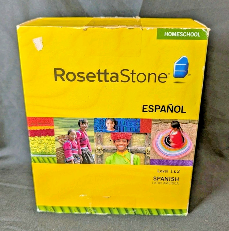 New Rosetta Stone Español Spanish (Latin America) Version 3 Level 1 And 2 Only