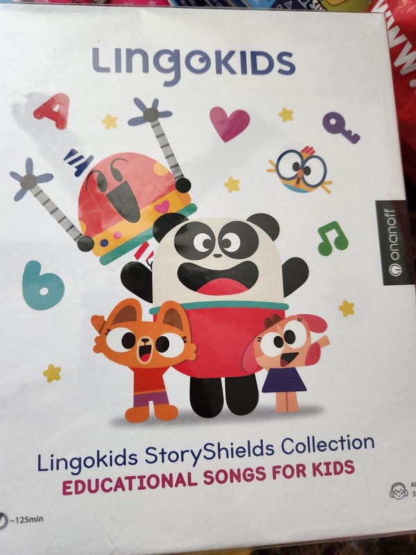 StoryPhones Lingokids with 4 Educational Audio Disks Age 3-6 New