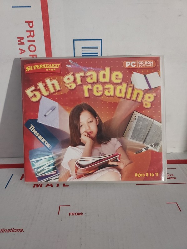 SuperSmart 5th Grade Reading Pc Computer Software Ages 9-11 No Keycode – #13