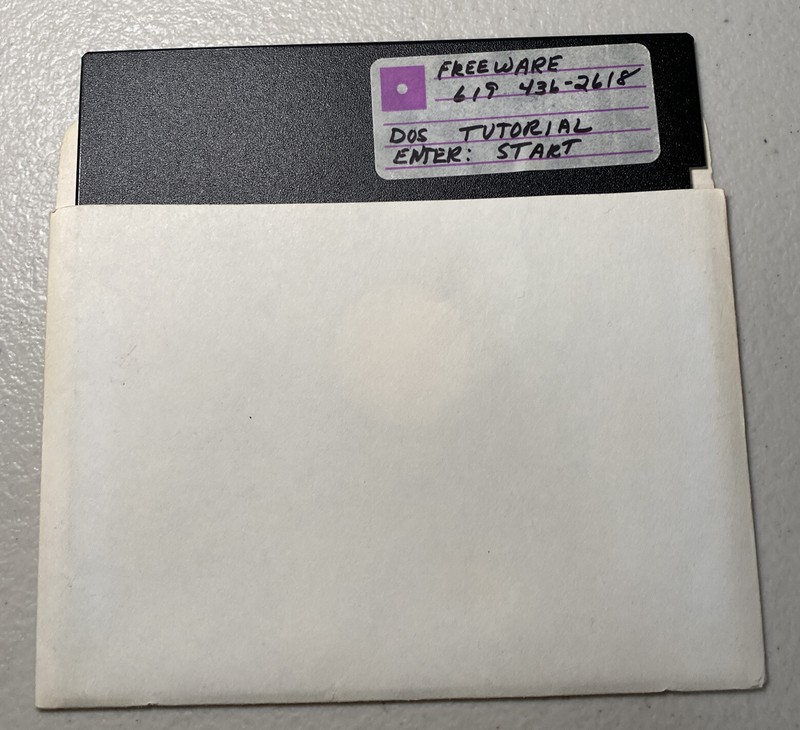 Vintage 1301 DOS Tutorial IBM Tandy 5.25” Freeware Unlimited