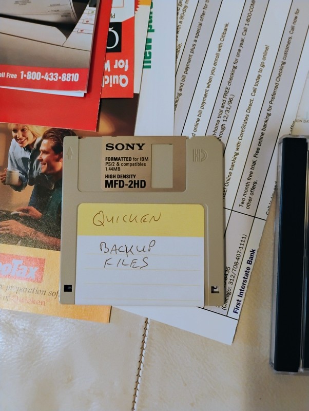 open box Vintage Quicken Deluxe for Window 95 cd-rom Intuit 1994 gallery