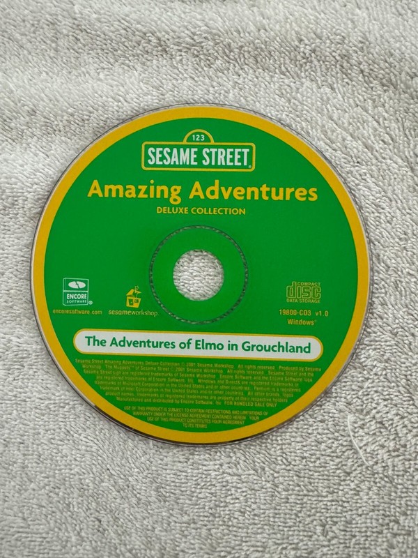 Sesame Street Amazing Adventures – The Adventures of Elmo in Grouchland CD