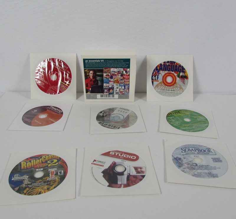 PC Essentials VII On 8 Software CDs
