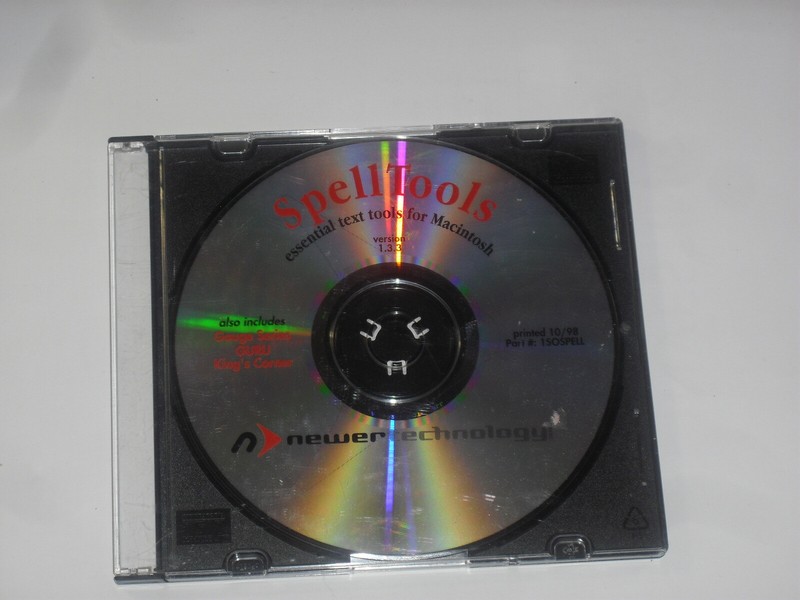Newer Technology SpellTools 1.3.3 for Apple Mac OS 7.x to 9.x, 1998