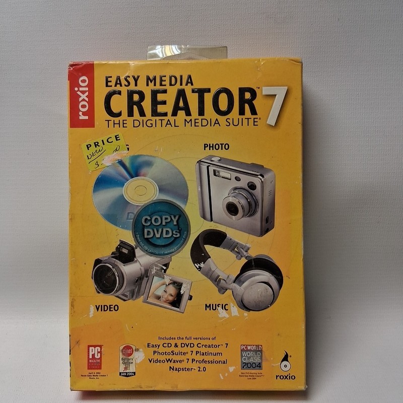 Roxio Easy Media Creator 7 Digital Media Suite NEW SEALED