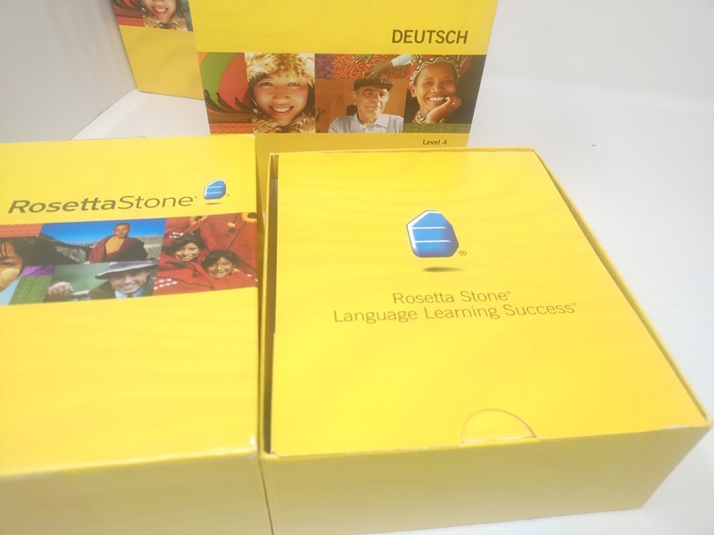 Rosetta Stone Deutsch German Complete Level 1-5 New Headphones(2 pair) #5 sealed gallery