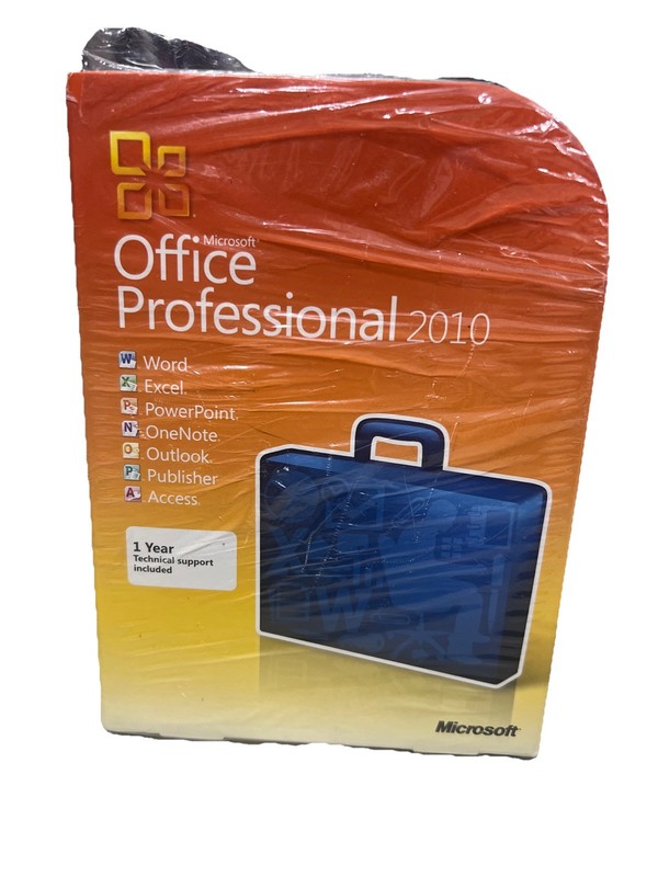 Microsoft Office 2010 Professional For3 PCs Full English Ver. open RETAIL BOX