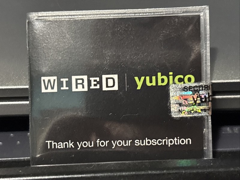 Yubico YubiKey 4 Wired Magazine Edition USB-A Encryption Security Key NEW gallery
