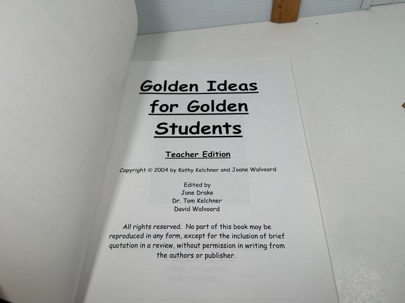 Golden Ideas for Golden Students: Teacher Edition with Disc Kelchner Walvoord gallery