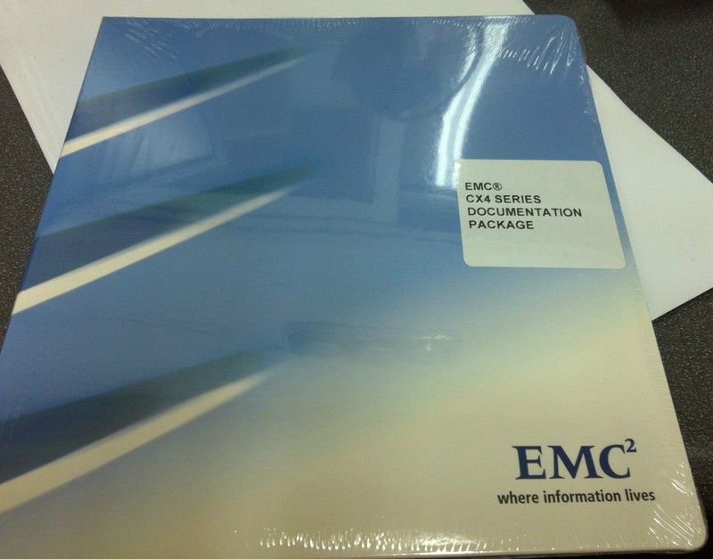 EMC CX4 Series Documentation Package, P/N: 100-562-710 – NEW/Sealed!