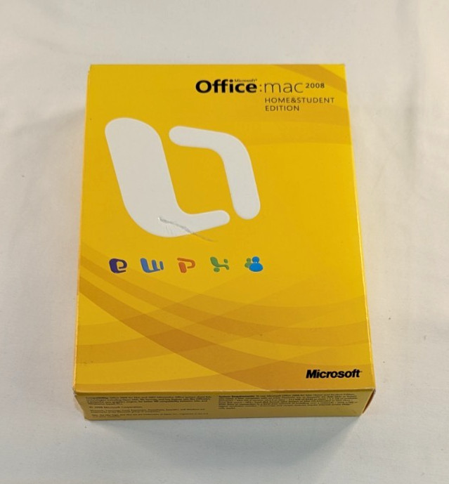 Office: Mac 2008 Home & Student Edition with Three Product Keys