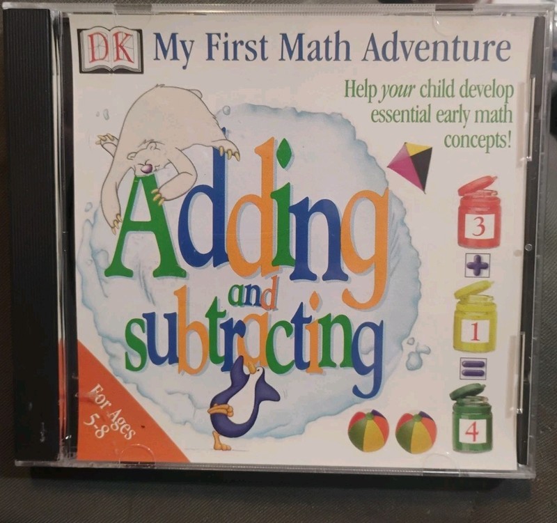  DK My First Math Adventure: Adding and Subtracting CD-ROM software For Learning