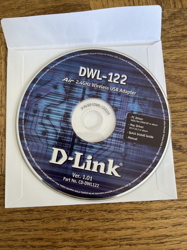DLink DWL-122 PC Software gallery