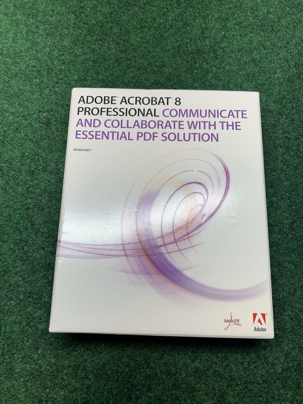Adobe Acrobat 8 Professional Upgrade For MAC Retail Package