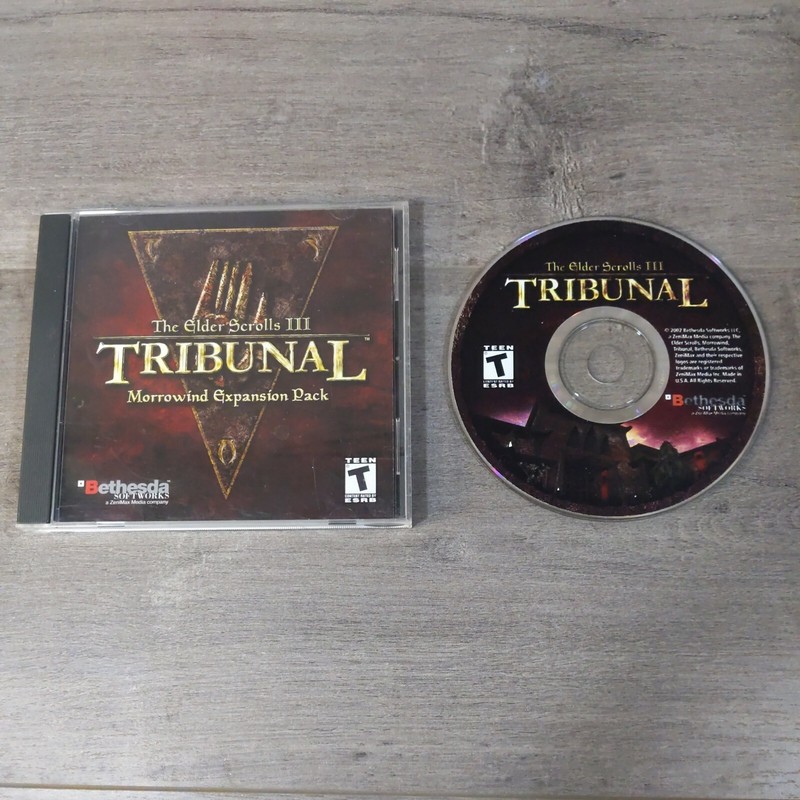 The Elder Scrolls III 3 Tribunal PC CD adventure role-playing RPG game add-on!