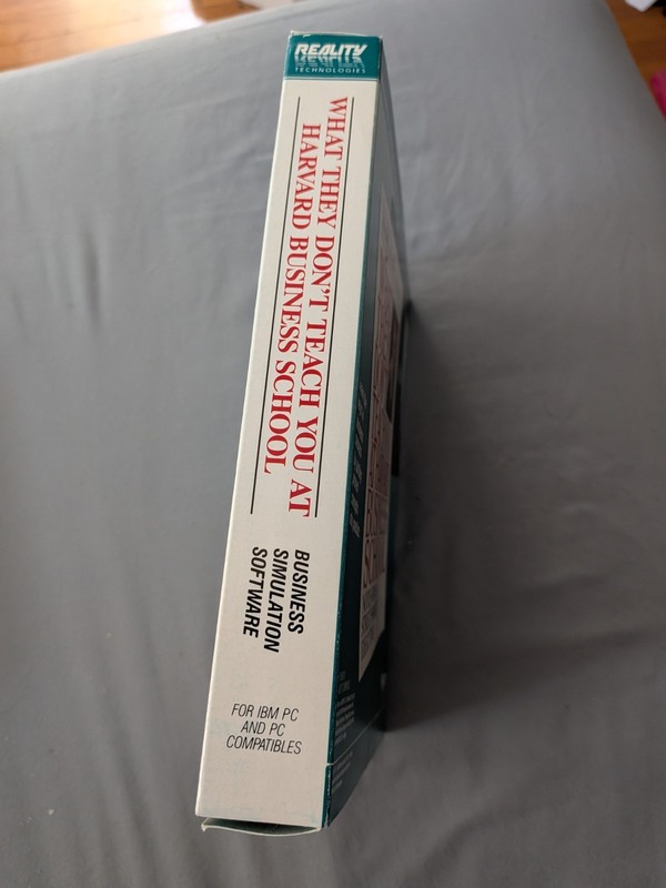 VINTAGE What They Don’t Teach You at Harvard Business School- IBM PC - 5.25" CIB gallery